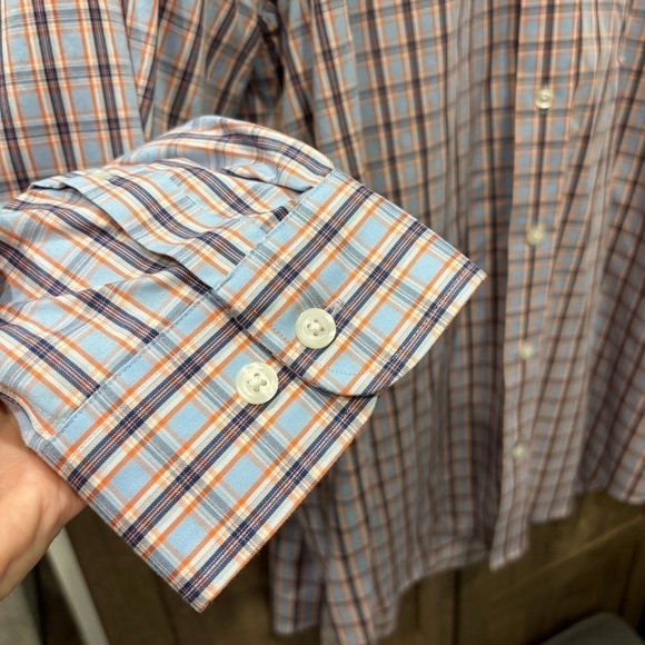 Duluth Trading Wrinkle Fighter Men's Button Down Shirt 2XLT Plaid - Picture 7 of 9